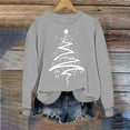 thumbnail image 5 of COM1950s Chandails en Molleton de Noël pour Femmes, Sweat à Capuche Imprimé de Noël pour Femmes, Col Rond Manches Longues, Hauts de Noël pour Femmes, Sweat à Capuche Femmes, Longs Chandails en Molleton pour Femmes, 5 of 5