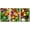 WHITE, variant on wall26 - 3 Piece Framed Canvas Wall Art - Assortment of Fresh Fruits and Vegetables - Modern Home Art Stretched and Framed Ready to Hang - 16"x24"x3 NATURAL