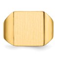 thumbnail image 4 of Bague Signet Homme en Or Jaune 14K, 4 of 5