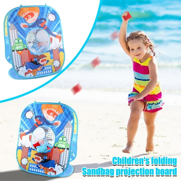Tetras Pools & Water Toys Clearance,Foldable Kids' Game Board,with 8 Colorful toss Bags Easy to Car,Ry Outdoor
