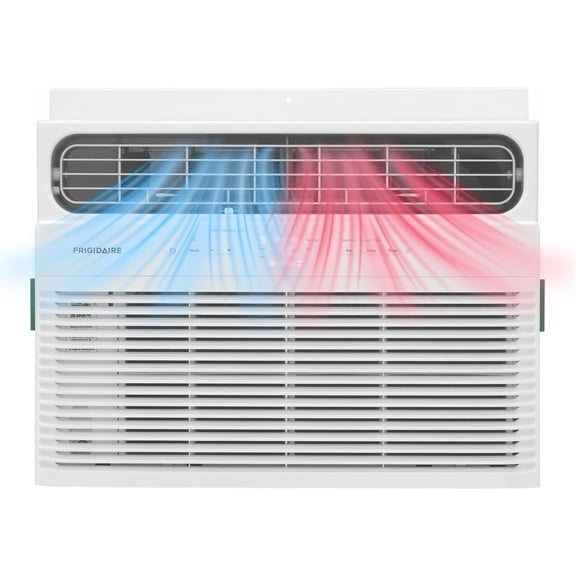 Frigidaire 8,000 BTU Heat and Cool Window Air Conditioner, 350 Sq. Ft., Smart App, 3-Speeds, White, FHWH084WB1