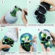 LETS RESIN Silicone 3D Large Skull Shape Molds, Skeleton Skull Epoxy Resin Mold for Candle Making, Home Decor, Outdoor, Resin Casting Art Crafts