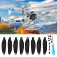 thumbnail image 1 of Propeller Protector, Lower Noise Anti Scratch  Protection 4pcs Black Black Propeller  For MINI Drone Silver Edge,Gold Edge, 1 of 8
