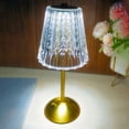 thumbnail image 3 of Crystal Table Lamp Touch Dimming Night Light 2000mAh Modern Desk Lamp For Home Decor Light (B), 3 of 10