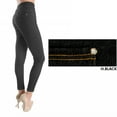 thumbnail image 3 of Jeggings ajustados negros elásticos sexys para mujer, leggings vaqueros suaves, talla pequeña y mediana, 3 of 5