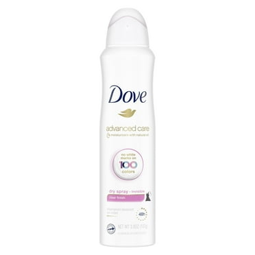 Dove Advanced Care Dry Spray Invisible Clear Finish Antiperspirant Deodorant, 3.8 oz