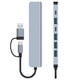 thumbnail image 4 of Concentrador USB 3.0 multipuerto, divisor multiUSB de 4 puertos USB C, puerto 3.0 y 2.0 para PC, portátil y ordenador., 4 of 8