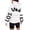 White, variant on Oversize Hoodies for Women Trendy Fashion Letter Print Long Sleeve Hooded With Pocket Plus Size Clothes Outfits Black