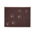 thumbnail image 1 of CAIROYAR Alfombrilla rectangular para alimentación de mascotas con forma de pata, platos de comida para perros, cachorros, gatos y gatitos, 1 of 7