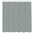 thumbnail image 2 of Ambesonne Floral Shower Curtain, Minimalistic Graceful Flower, 69"Wx84"L, Multicolor, 2 of 4