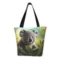 thumbnail image 1 of Fotbe Daisy Koala Bolsa de Playa con Estampado, Bolsa de Hombro, Bolsa de Mano Espaciosa, Bolsa de Viaje Ligera, Bolsa de Compras Versátil, 1 of 6