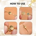 thumbnail image 5 of Alexcraft 14K Gold Plated Magnetic Necklace Clasp with Extender, Durable Sterling Silver Jewelry Closure for Women, 5 of 7