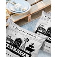 thumbnail image 2 of Pack of 2 Outdoor Pillow Covers, SWEET FARMHOUSE Life is Always Better On The Farm Cow Chickens Pig Waterproof Square Throw Pillowcase Cushion Decorative Pillow Covers for Couch Patio Tent, 16x16 in, 2 of 6