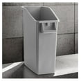 thumbnail image 4 of 13 Gallon Gray Slim Tall Plastic Industrial Trash Cans for Kitchen and Restaurant, 4 of 7