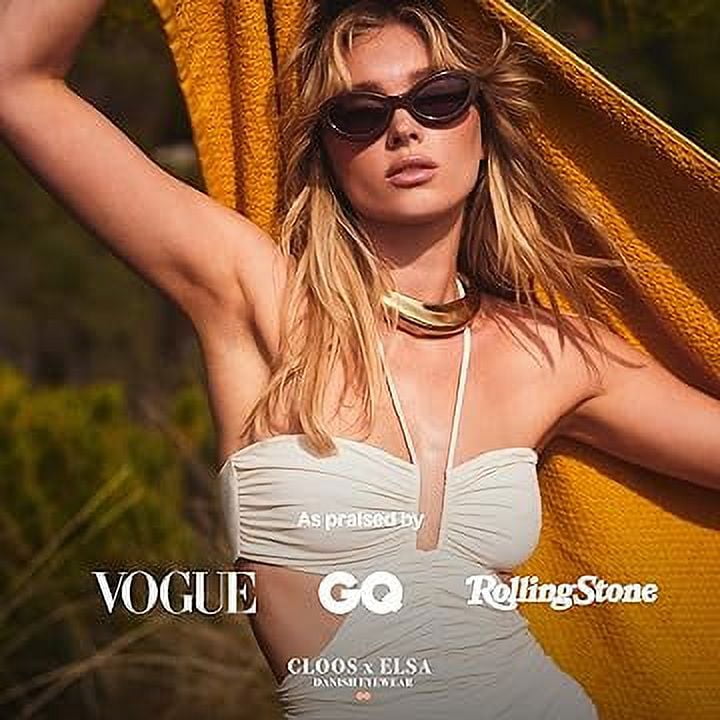 Christopher Cloos x Elsa Hosk Round Vintage Polarized 