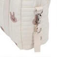thumbnail image 3 of Sac de rangement multifonctionnel pour poussette de bébé, sac à main réutilisable avec broderie et fermeture éclair, sac à langer, sac lapin, 3 of 4