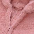 thumbnail image 5 of Solid Color Parent-Child Suit, Long Sleeve Family Pajamas Set, Round Neck Zipper Hoodie, 5 of 5