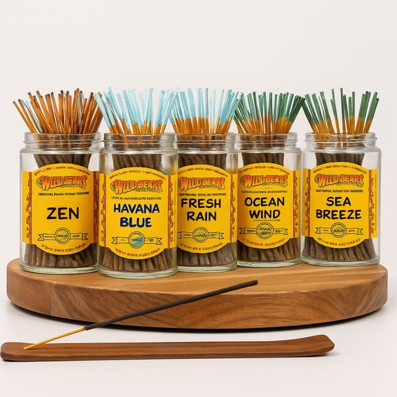 100x Wild Berry Shorties Incense Sticks - Ocean Drift - Variety Pack