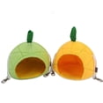 thumbnail image 3 of Cateissary nido de frutas para mascotas, fruta de dibujos animados, piña, rana, nido de algodón, cama colgante creativa, hamaca para Juegos de accesorios de baño No. 4, 3 of 5