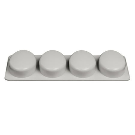 

Cake Molds DIY 4 Grid Silicone Soap Handmade Soap Making Oval Moulds Tool Mold