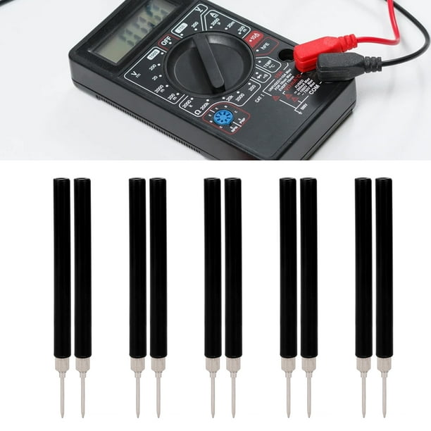 Sonda De Prueba Para Multímetro, Aguja De Prueba Sin Soldadura, Voltaje, Prueba De Circuito De Rutina, 30 V CA A 60 V CC, Corriente De 24 A