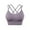 Purple, variant on yillto Womens Plus Size Sports Bras Strappy Racerback Workout Seamless Bra Running Hiking Supportive Bra