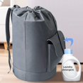 thumbnail image 5 of Sac à Linge Sac à Dos Surdimensionné Sac de Voyage avec Bandoulières Design Réglable et Extensible Sac à Linge Adapté pour Lessive Voyage Camping, 5 of 5