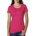 thumbnail image 2 of Anvil Tshirt 1441 Women's S/S 5 oz Ringspun 1x1 Ribbed Scoop Neck, 2 of 2