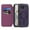Purple, variant on Allytechgroup Google Pixel 9 Wallet Case Compatible with MagSafe, PU Leather Folio Card Holder RFID Blocking Shockproof Flip Cover Hidden Closure Phone Case for Google Pixel 9, Black