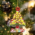 thumbnail image 4 of Koszal Hanging Pendant Christmas Series Pattern Weather Resistant Wood Door Decorating Sign Kids Gift, 4 of 8