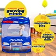thumbnail image 7 of Kiddzery Pretend Play Police Car Pop Up Play Tent for Kids with Siren Button, 7 of 7