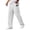 White, variant on GrmtClth Casual Pants For Men, Oversized Waffle Knit Bottoms, Loose Wide Leg Drawstring Elastic Waist Trousers, All Year Street Relax Outfit Light Brown 4XL