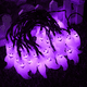 thumbnail image 1 of Luces de cadena de fantasmas de Halloween para exteriores con energía solar, 21.3 pies 30 LED, 8 modos de fiesta en interiores MFZFUKR CPB-US-DYP979-6, 1 of 5