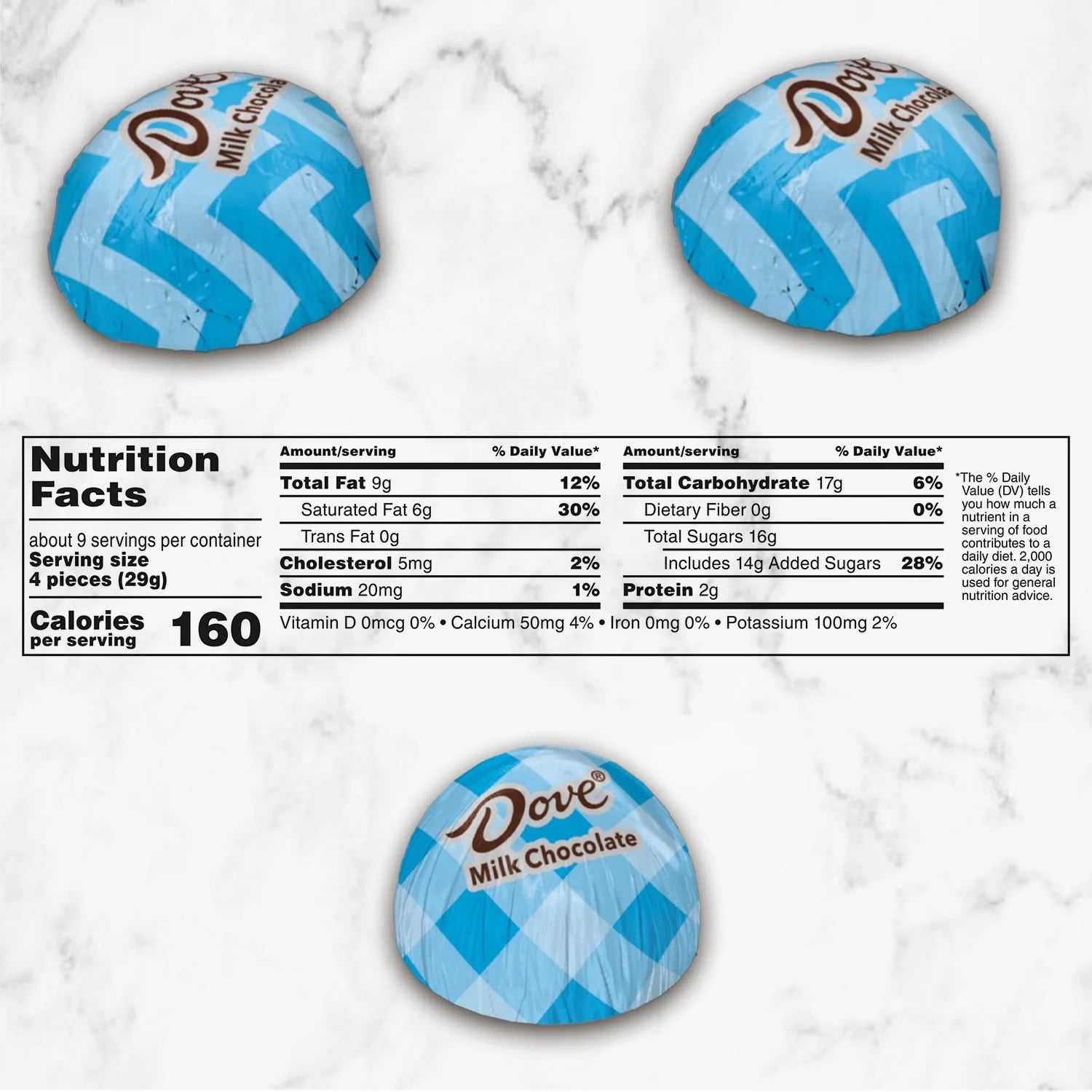 Dove Milk Chocolate Eggs Easter Candy - 8.87 oz Bag (2 Pack)