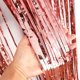 thumbnail image 3 of KIRIKOU 3 juegos de cortinas de frijol de lámina de oro de rosas decoración de fiesta de fondo, lámina de aluminio de metal de 3,2 pies x 6,5 pies para la ducha de bebé de novia soltera de cumpleaños, 3 of 5