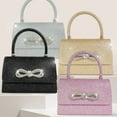 thumbnail image 3 of JUYGO Womens Evening Bag Sparkly Bow Clutch Purse Wedding Party Purses Glitter Rhinestone Cocktail Prom Handbags, 3 of 9