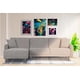 thumbnail image 1 of Sala Modular Sofá Cama Sofantastico Gris Claro Reversible, 1 of 8
