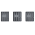 thumbnail image 1 of 3X Drawer Kitchen Drawer Organizer Silverware Holder Utensil Organizer Cutlery Organizer Tray Plastic, 1 of 8