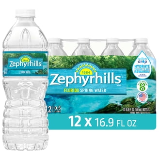 Zephyrhills 100% Natural Spring Water from USA, 1-litre Bottles