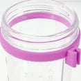 thumbnail image 2 of Salad Mason Jars Sealed Container Breakfast Cup Oatmeal Yogurt Purple, 2 of 6