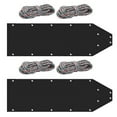 thumbnail image 1 of Multi-Purpose Utility Sled Portable Ice Fishing Sled With Rope Deer Drag Sled For Ice Fishing Hunting Game Durable, 1 of 5