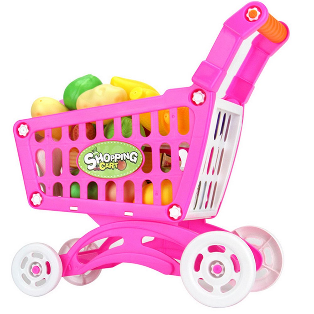 Children Trolley Fruit Vegetable toy Kitchen Toys Kids Pretend & Play Educational Toy Main
