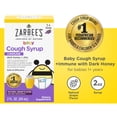 thumbnail image 4 of Zarbee's Baby Cough Syrup + Immune With Dark Honey + Zinc, Natural Grape Flavor, 2 fl. oz, 4 of 16