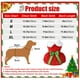 thumbnail image 4 of Vestido para mascotas, vestido de vacaciones de invierno para perros, vestido para mascotas de Navidad, vestido con lazo para perros1481, 4 of 6