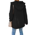 thumbnail image 3 of Gvmfive Women's Winter Warm Long Sleeve Faux Fur Full Zip Hooded Casual Teddy Coat, 3 of 4