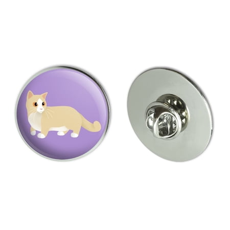 Munchkin Cat Metal 1.1" Tie Tack Hat Lapel Pin Pinback