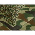 thumbnail image 4 of Ambesonne Camouflage Quilted Bedspread Set 2 Pcs, Hunter in Forest, Twin Size, Green Brown Khaki, 4 of 5