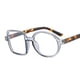thumbnail image 1 of Gafas de fiesta divertidas con montura de bloque de color cuadrado distintiva, gafas planas de estilo hip hop y fashionista, 1 of 6