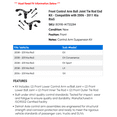 thumbnail image 2 of Front Control Arm Ball Joint Tie Rod End Kit - Compatible with 2006 - 2011 Kia Rio5 2007 2008 2009 2010, 2 of 2