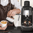 thumbnail image 4 of Espresso Machine with Milk Frother, 800W Compact Espresso and Cappuccino Machine with Preheating Function, 4 Cup Espresso Maker for Cappuccino or Latte, Gift for Coffee Lover, 4 of 6